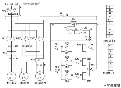 扒渣機電路圖